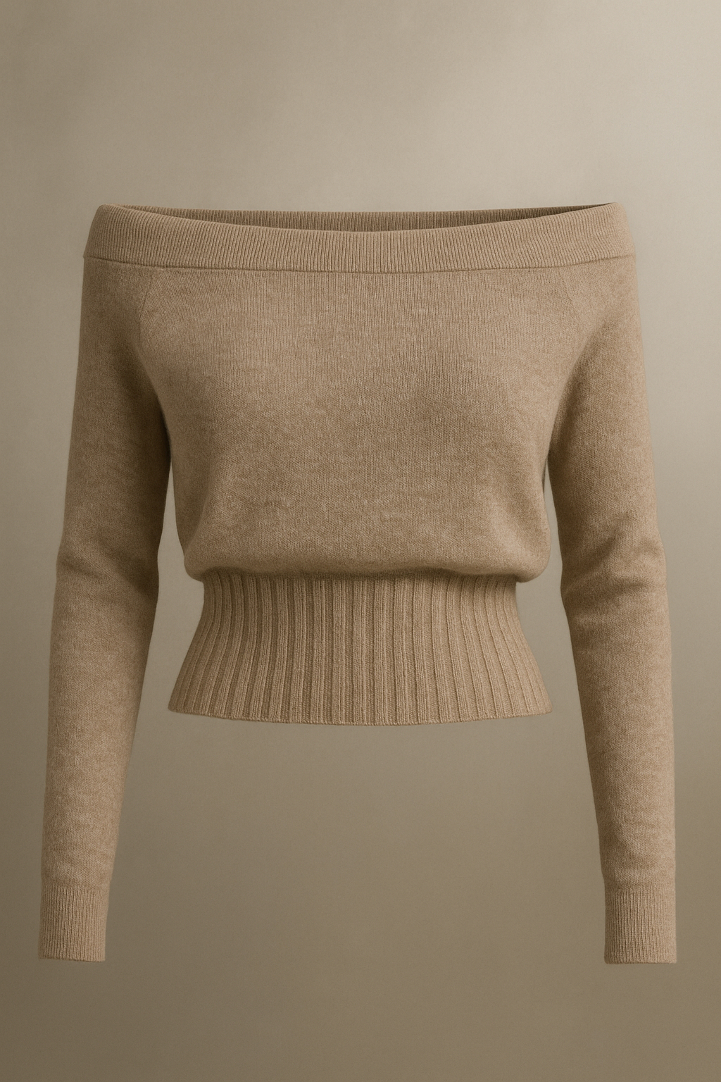 Off The Shoulder Soft Knit Sweater